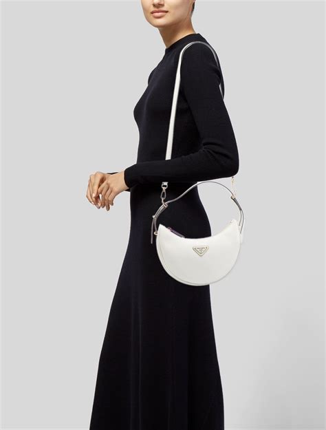 prada soft calf shoulder bag|prada arque shoulder bag.